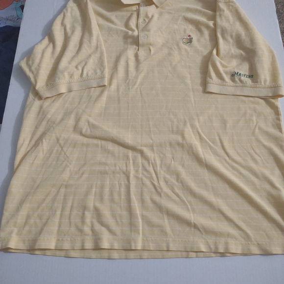 Masters Collection mens Golf Polo Shirt Size XL 60’s Two Ply Cotton striped Pima - Picture 7 of 8
